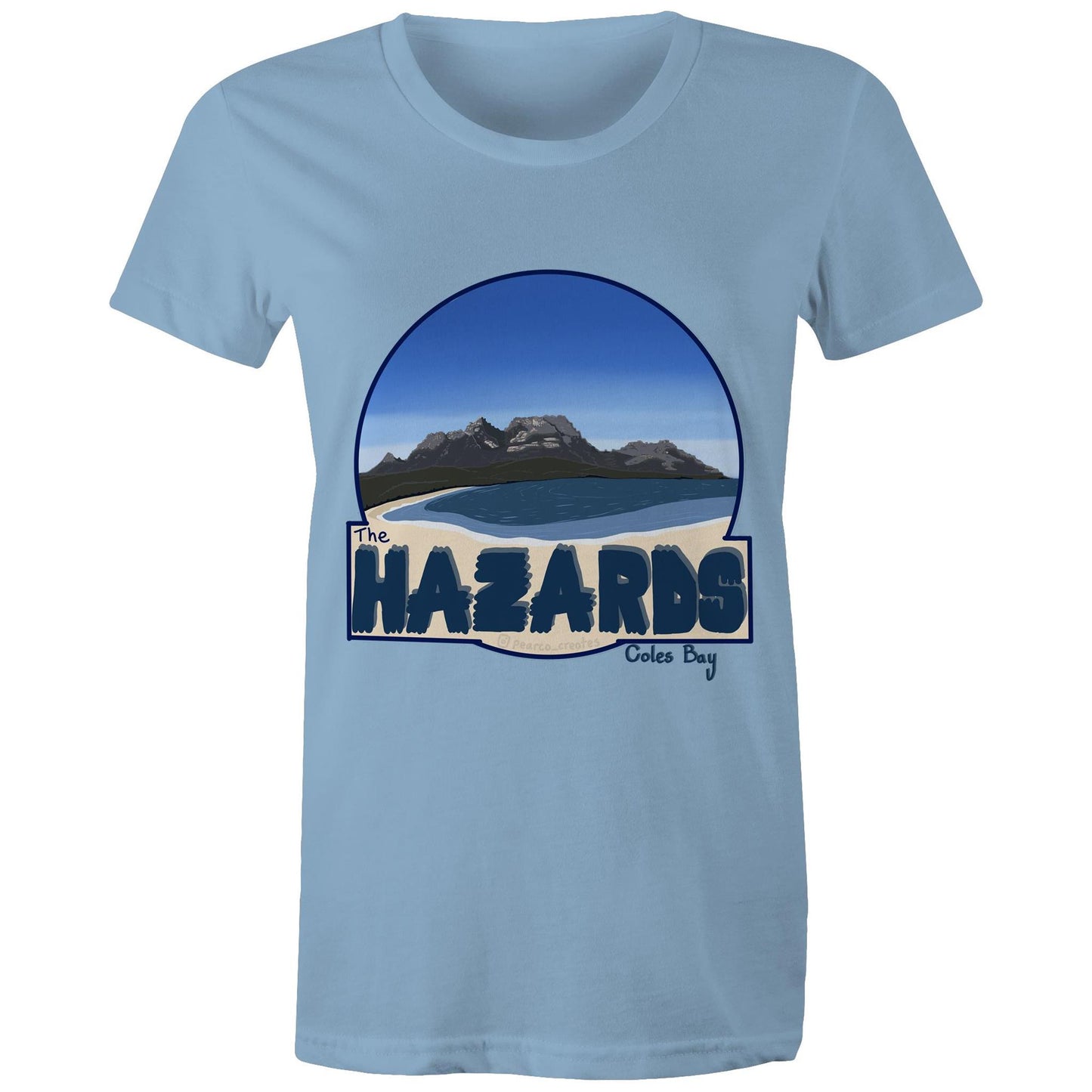 AS Colour - Women's Maple Tee - The Hazards / Coles Bay Tasmania