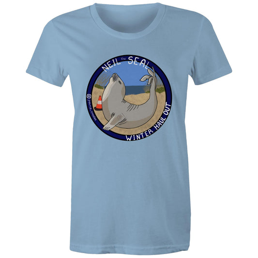AS Colour - Women's Maple Tee - Neil the Seal