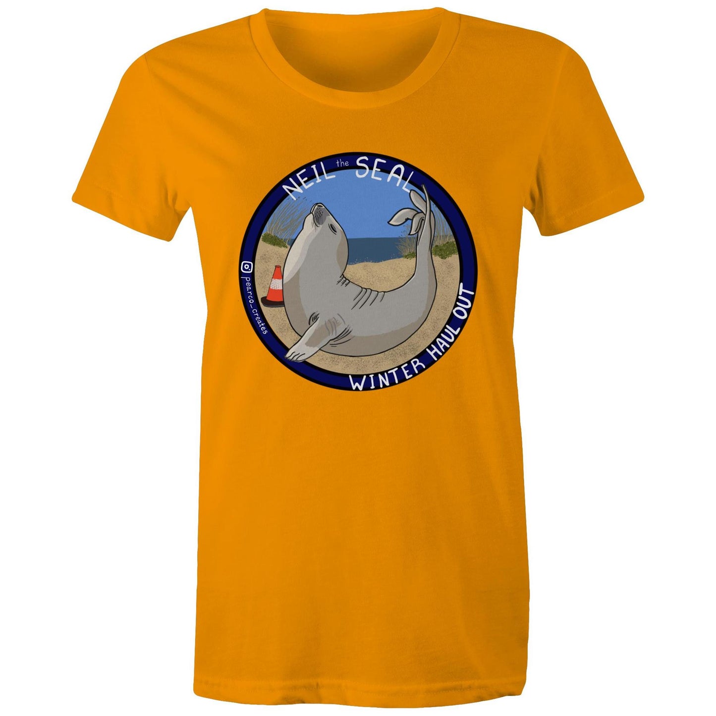 AS Colour - Women's Maple Tee - Neil the Seal
