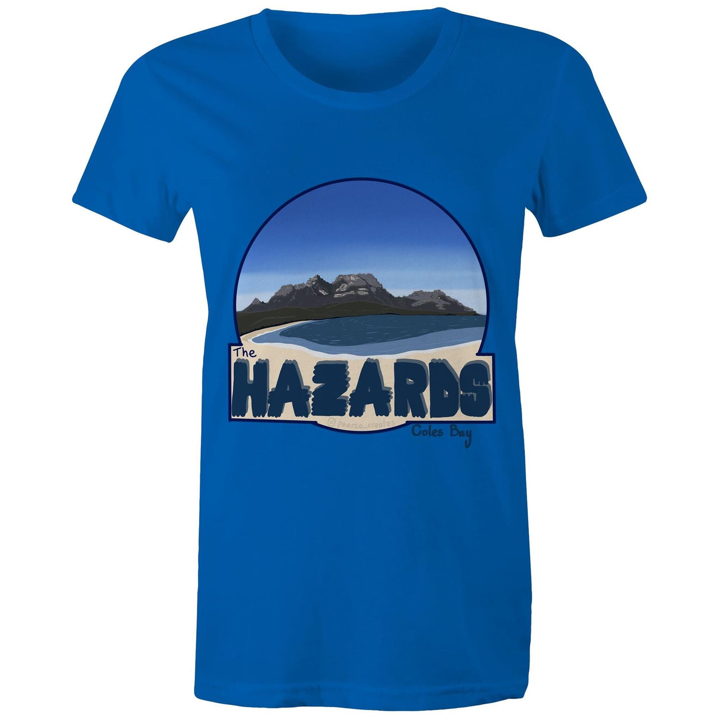 AS Colour - Women's Maple Tee - The Hazards / Coles Bay Tasmania