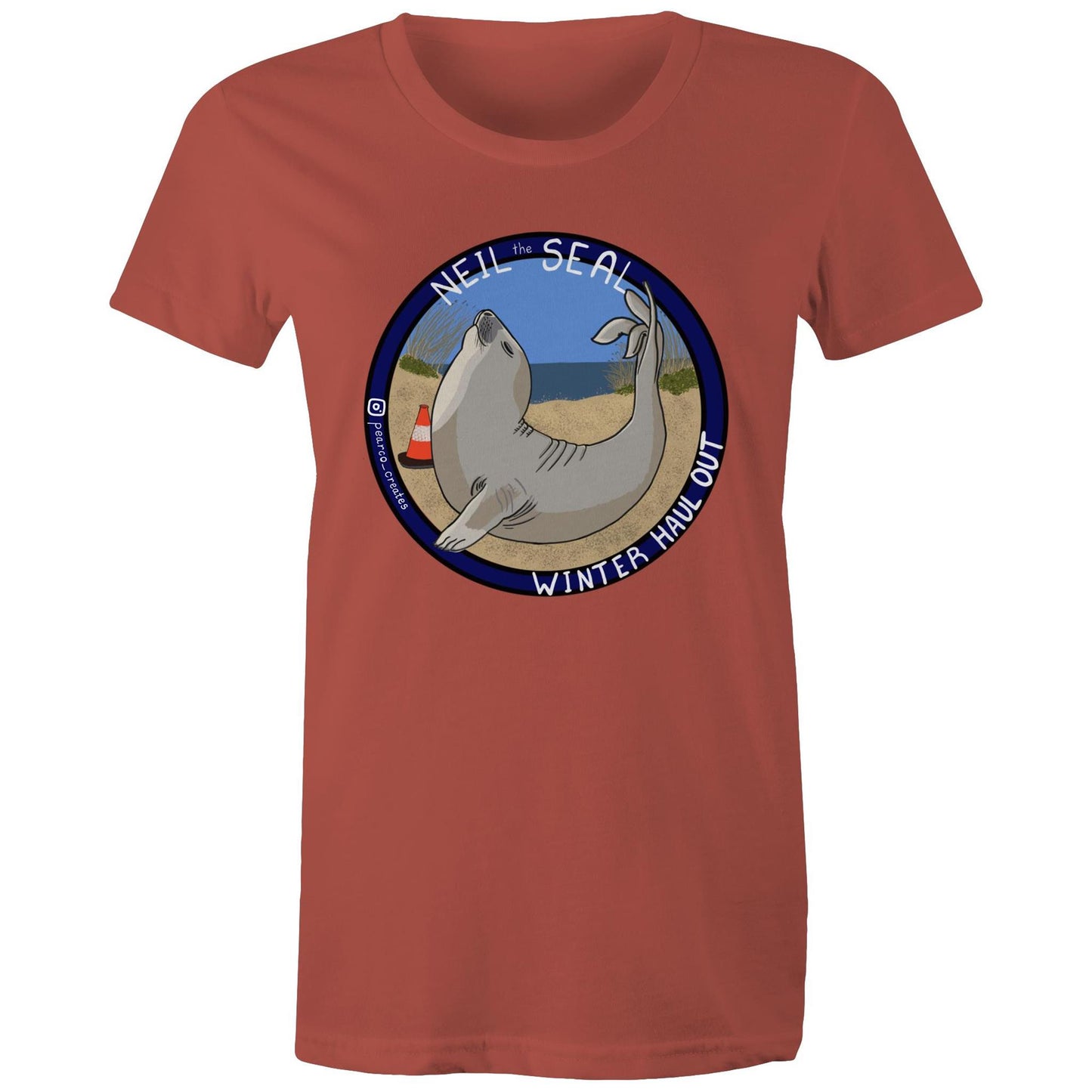 AS Colour - Women's Maple Tee - Neil the Seal
