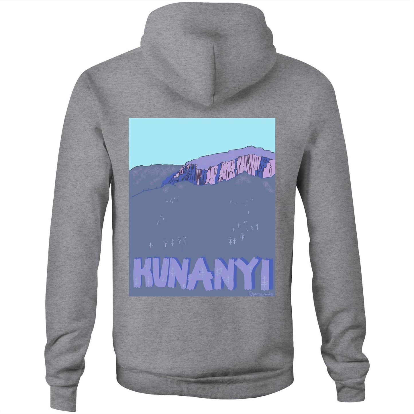 AS Colour Stencil - Pocket Hoodie Sweatshirt - Kunanyi