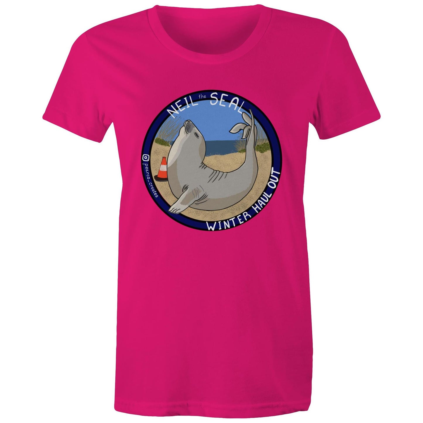 AS Colour - Women's Maple Tee - Neil the Seal