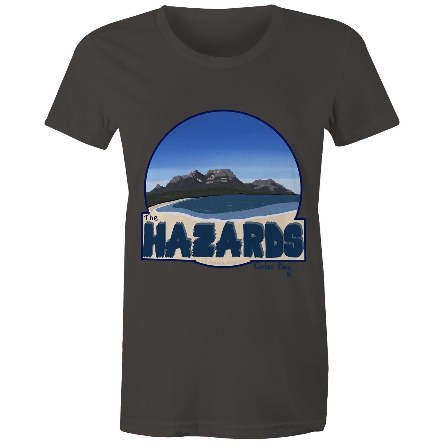 AS Colour - Women's Maple Tee - The Hazards / Coles Bay Tasmania