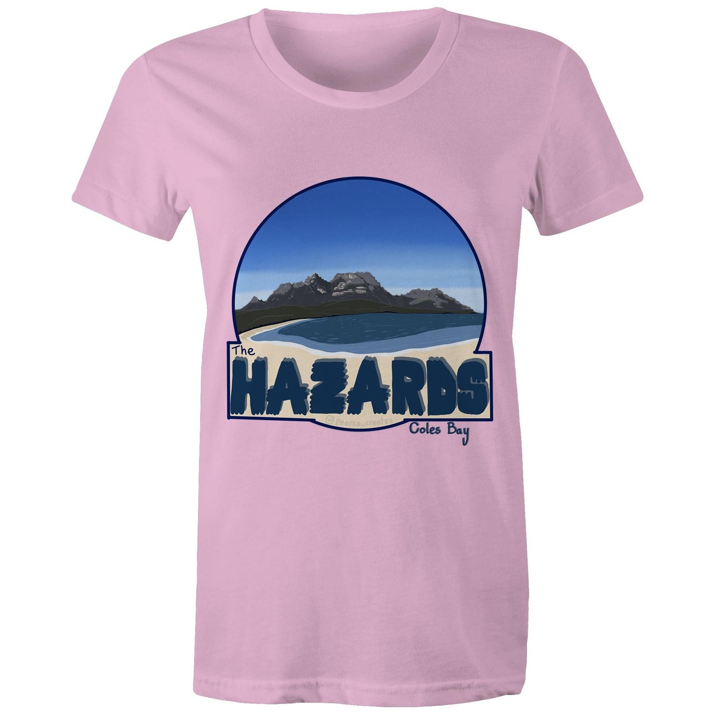 AS Colour - Women's Maple Tee - The Hazards / Coles Bay Tasmania